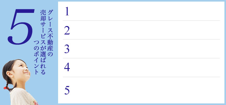 グレース不動産の売却サービスが選ばれる7つのポイント